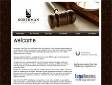 Tablet Screenshot of northmanlaw.com